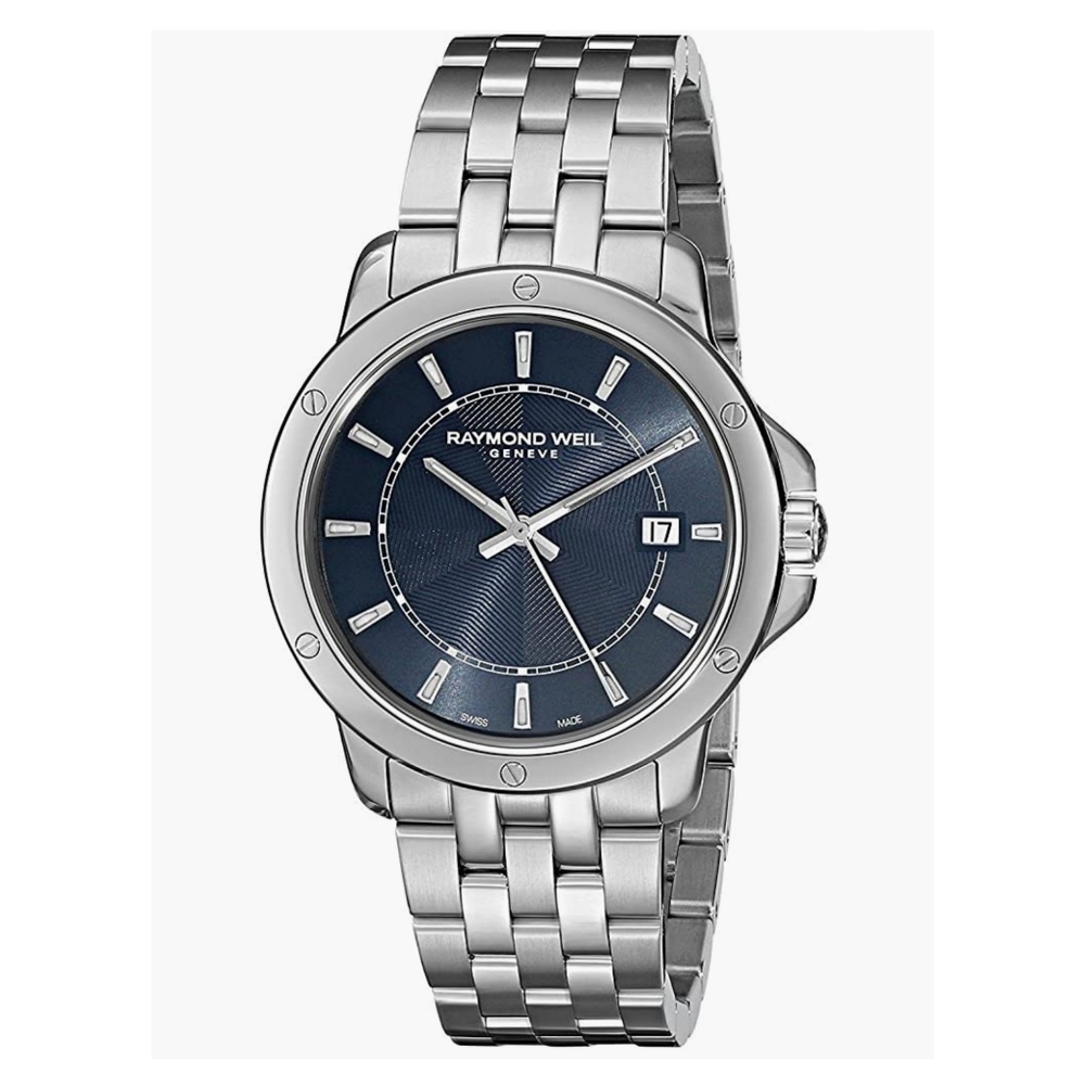 RAYMOND WEIL Tango Blue Dial Stainless Steel Mens Watch 5591-ST-50001
